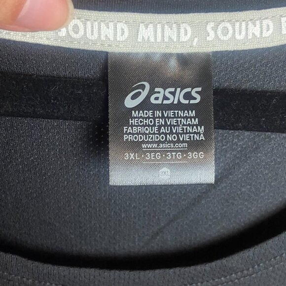 Asics Men's Size 3x PR Lyte Singlet Tank Top Red Black Activewear Workout Gym - Picture 6 of 8